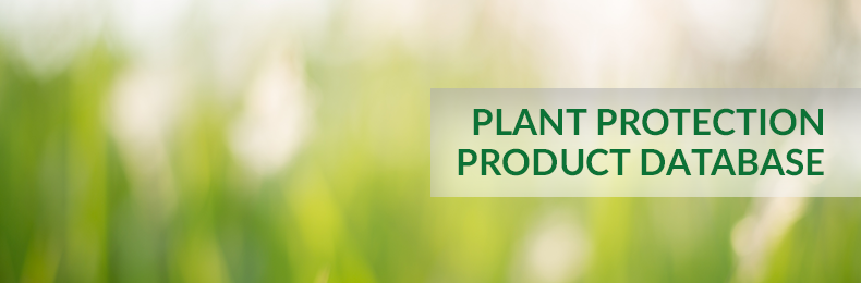 Plant protection product database