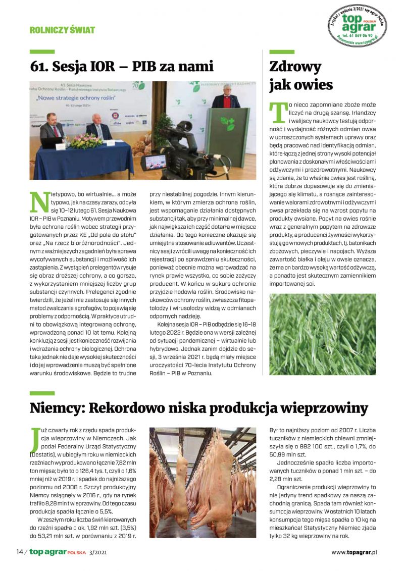 61. Sesja IOR – PIB za nami