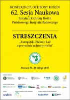 Streszczenia Konferencji Ochrony Roslin 62.SNIOR 2022.pdf